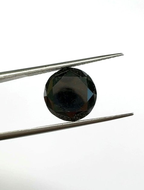 Round Black Diamond Full Cut - 4.42cts - 01367