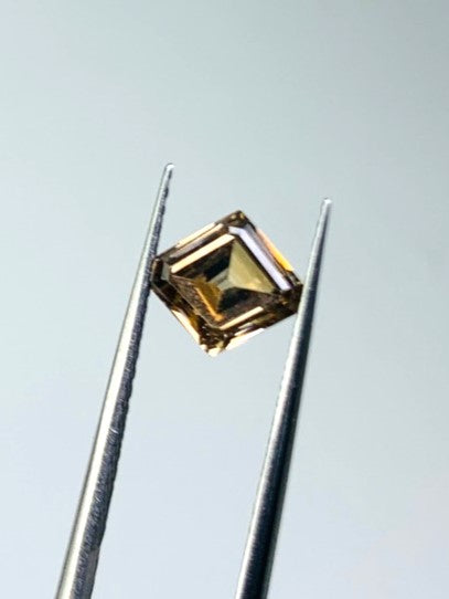 Lozenge Shape Brown Diamond Step Cut - 1.09cts - 02505