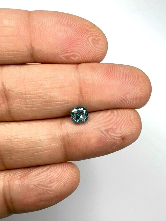 Cushion Cut Blue Diamond Full Cut - 1.01cts - 02620