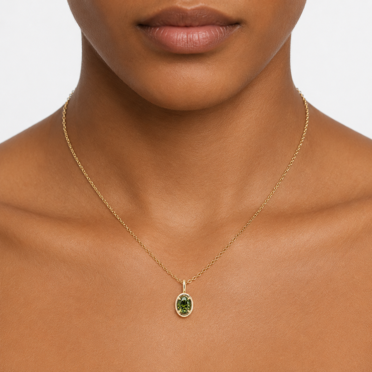 1.00ct Green Diamond Solstice Pendants
