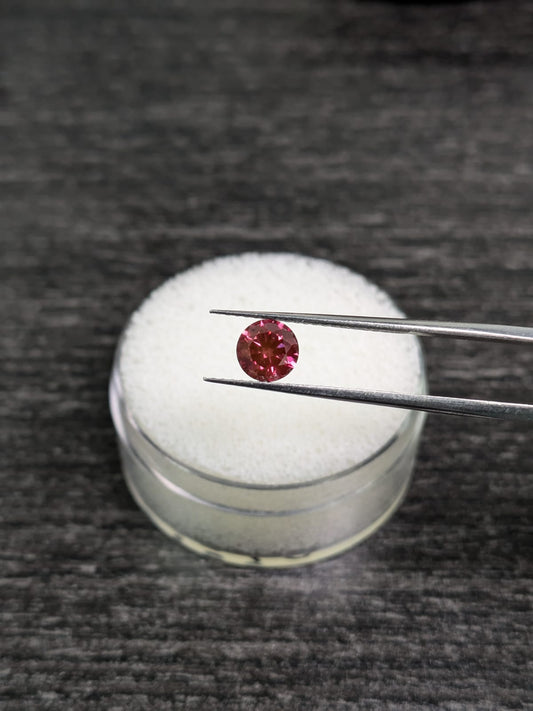 Round Pink Diamond Full Cut - .66cts - 07260