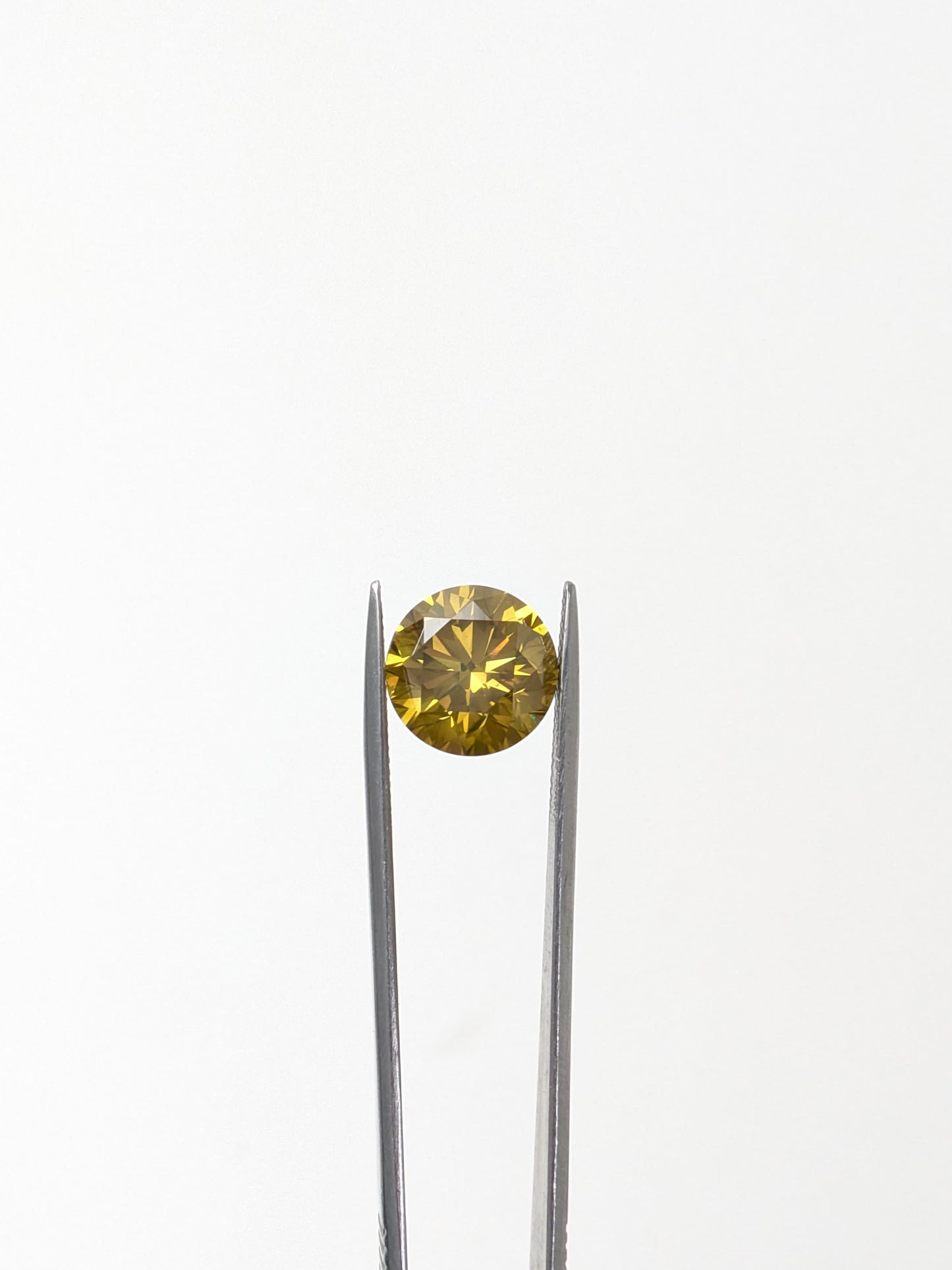 Round Yellow Diamond Full Cut VS - 4.99cts - 02448