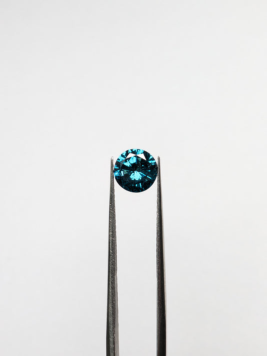 CLOSEOUT - Round Blue Diamond Full Cut - 1.20cts - 04830