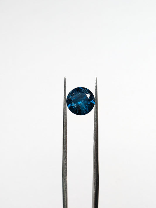 CLOSEOUT - Round Blue Diamond Full Cut - 2.06cts - 02411