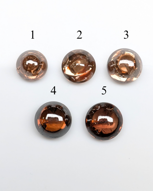 Brown Diamond Round Cabochons
