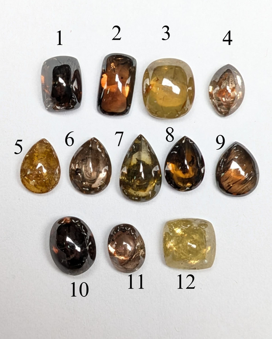 Multicolor Diamond Cabochons