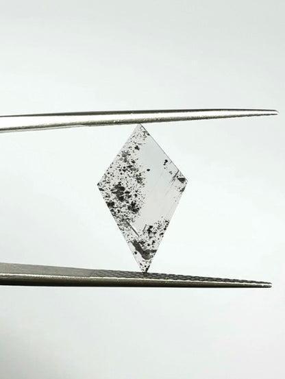 Kite Shape Salt + Pepper Diamond Slice - 0.85cts - 01444
