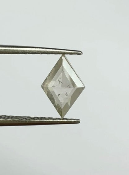 Lozenge Shape Milky Diamond Rose Cut - 0.42cts - 01991