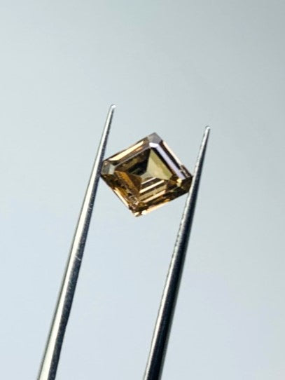 Lozenge Shape Brown Diamond Step Cut - 1.09cts - 02505