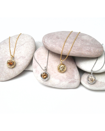 1.00ct Brown Diamond Solstice Pendants