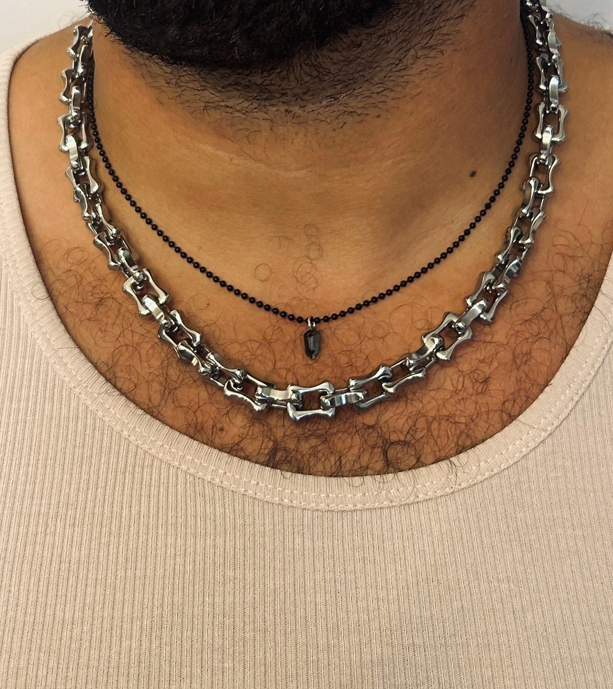 N A K E D Diamond Pendants in 14K - Black