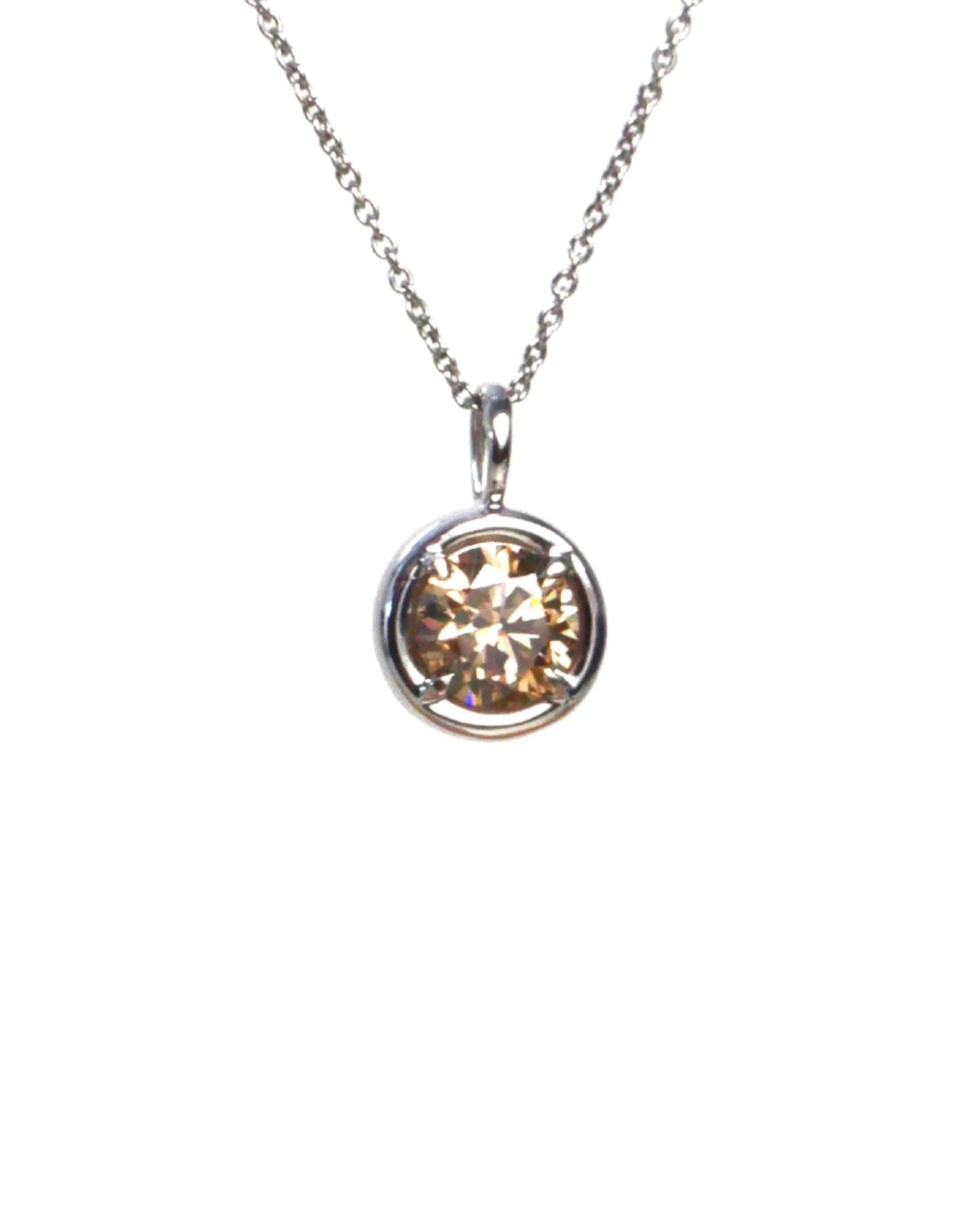 1.0ct Brown Diamond Solstice Pendant - i1-i2 Clarity