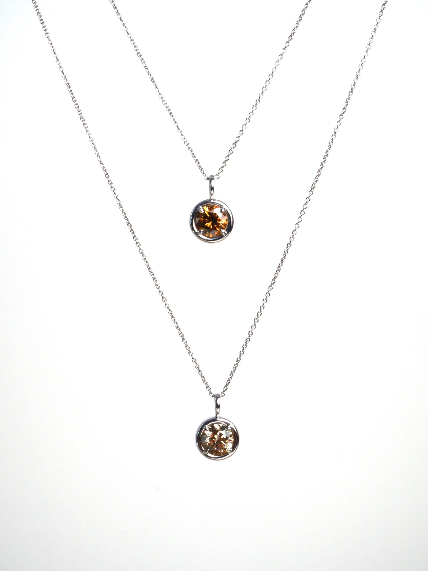 1.0ct Brown Diamond Solstice Pendant - i1-i2 Clarity