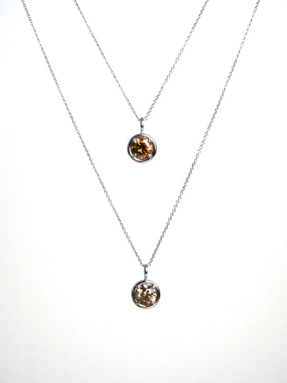 1.0ct Brown Diamond Solstice Pendant - i1-i2 Clarity