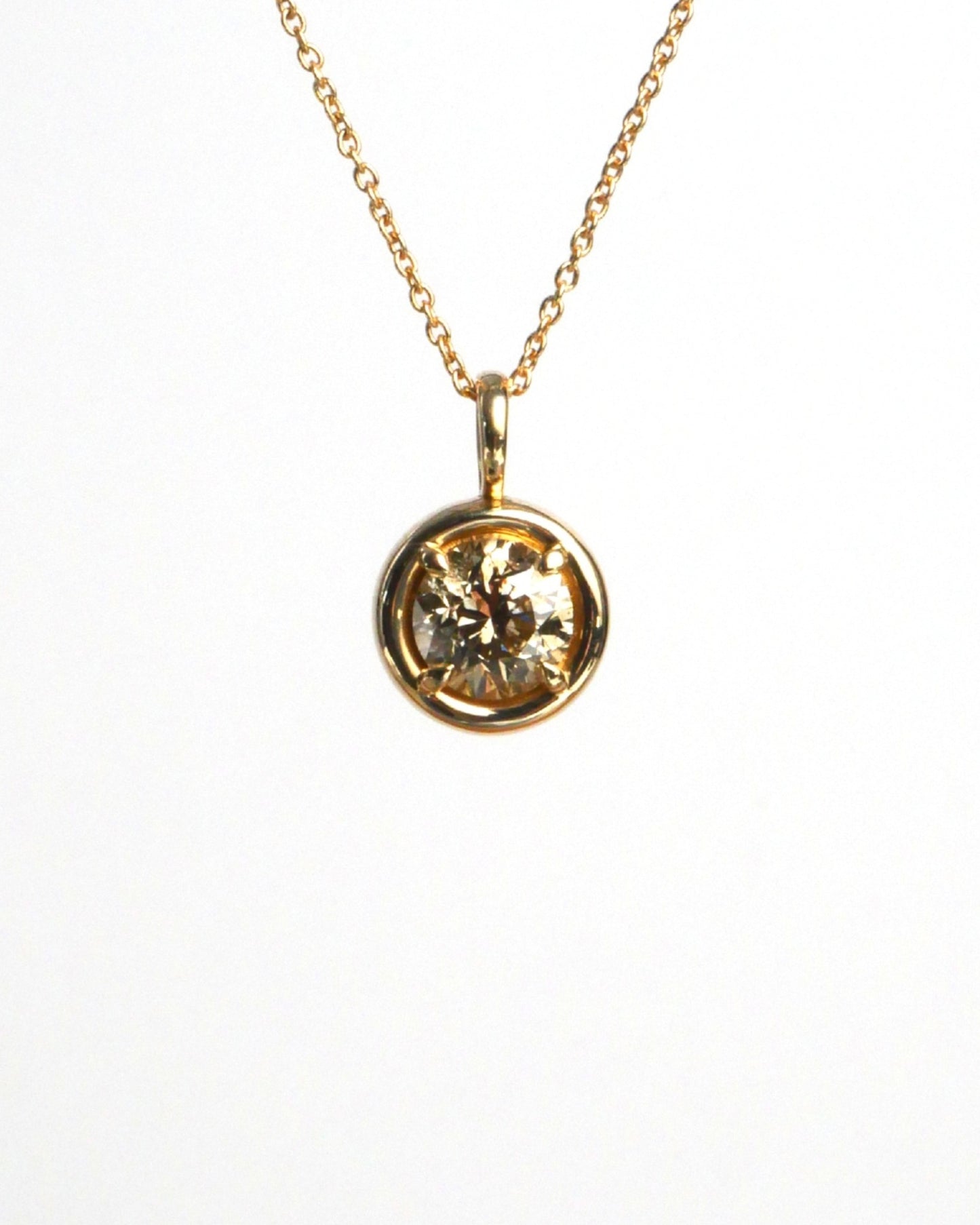 1.0ct Brown Diamond Solstice Pendant - i1-i2 Clarity