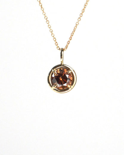 1.0ct Brown Diamond Solstice Pendant - i1-i2 Clarity