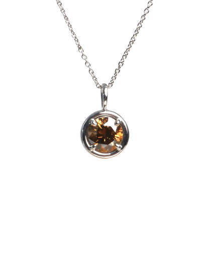 1.0ct Brown Diamond Solstice Pendant - i1-i2 Clarity