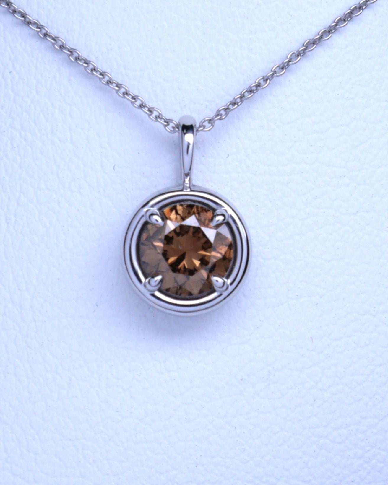 1.00ct Brown Diamond Solstice Pendant - SI Clarity