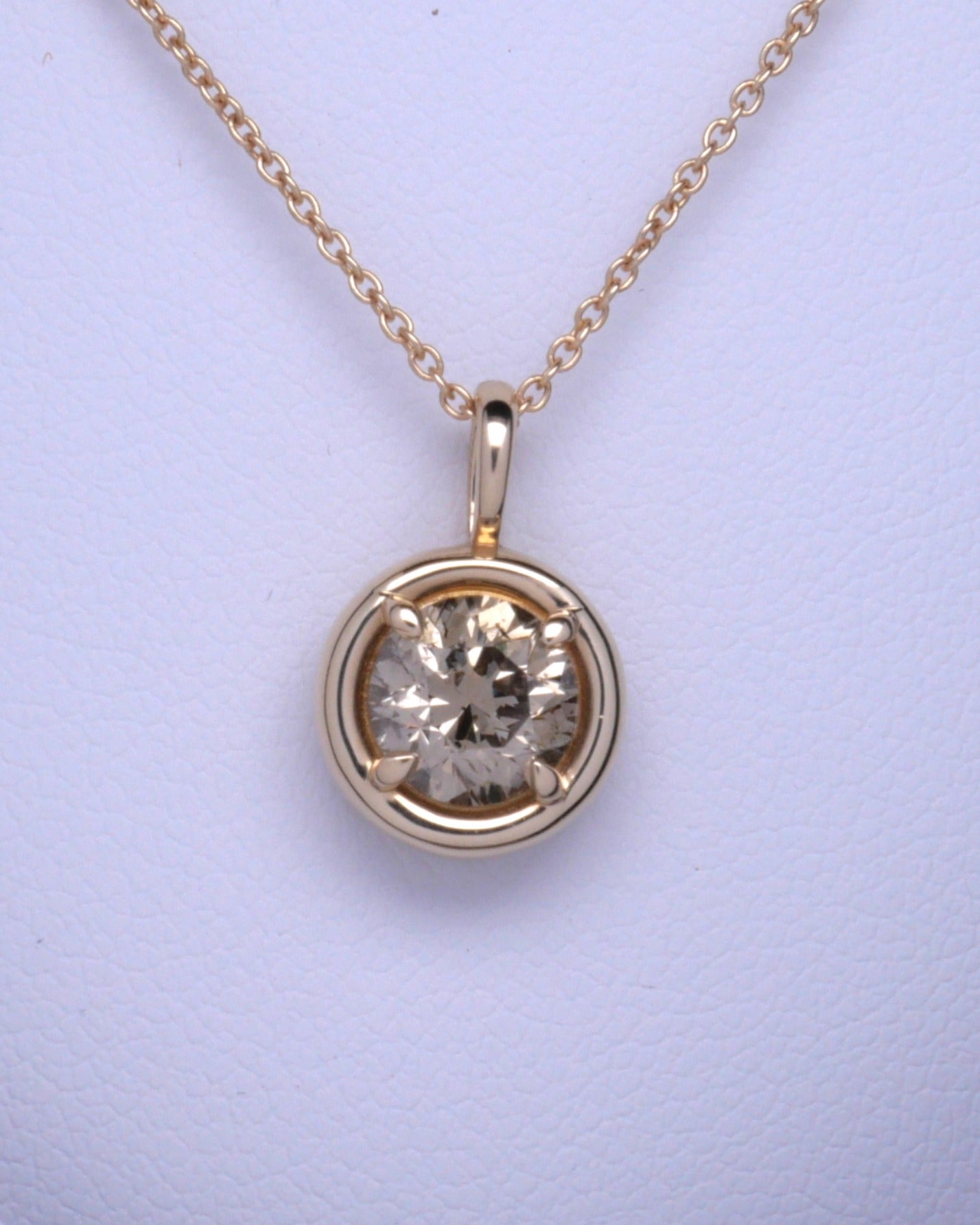 1.00ct Brown Diamond Solstice Pendant - SI Clarity