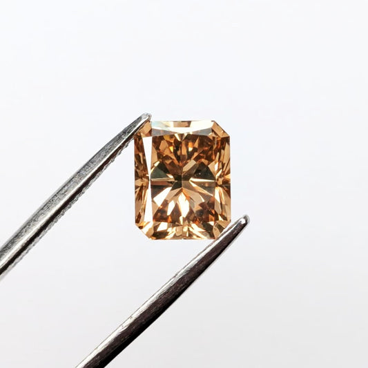 Radiant Cut Brown  Diamond Full Cut - 2.50cts - 09010