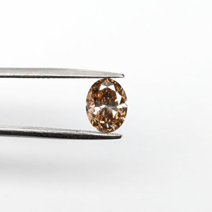 Oval Shape Brown Diamond Full Cut -1.10cts - 06304