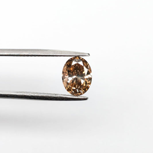 Oval Shape Brown Diamond Full Cut -1.10cts - 06304