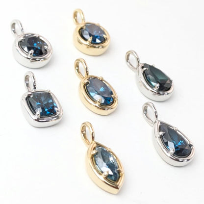 1.00ct Blue Diamond Solstice Pendants