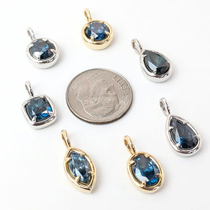 1.00ct Blue Diamond Solstice Pendants