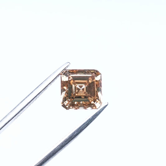 Emerald Cut Brown Diamond Full Cut - 3.09cts - 03204