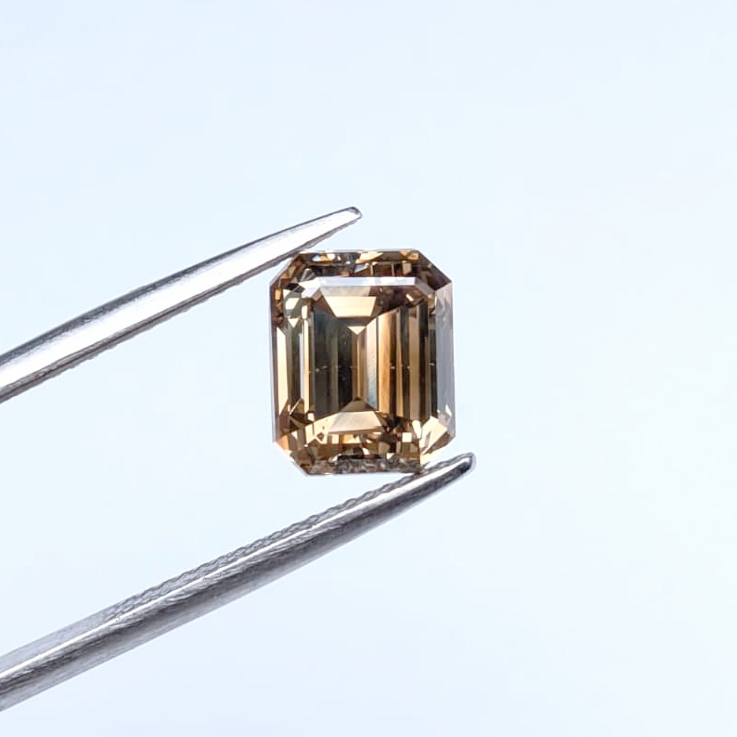 Emerald Cut Brown Diamond Full Cut - 2.74cts - 07973