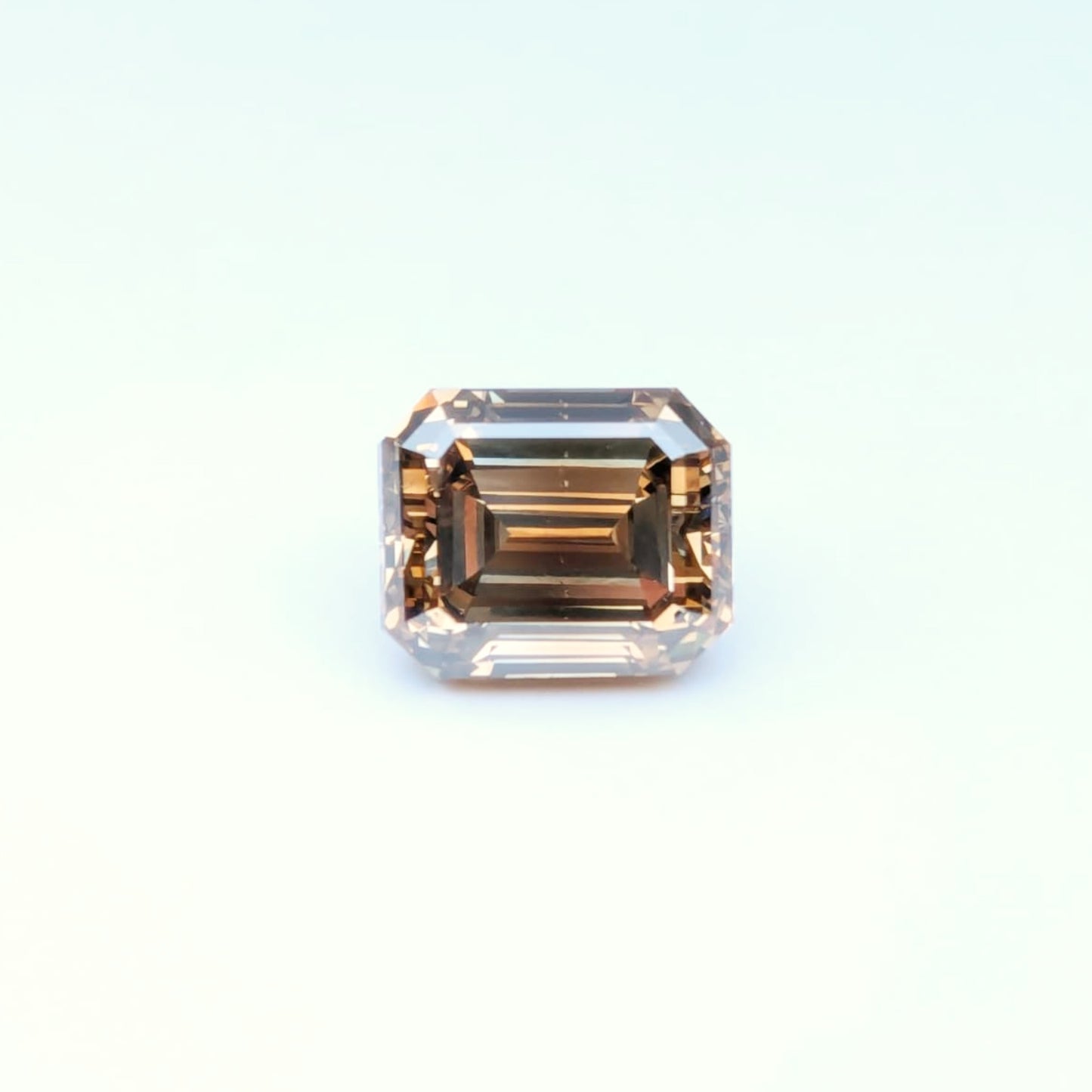 Emerald Cut Brown Diamond Full Cut - 2.74cts - 07973