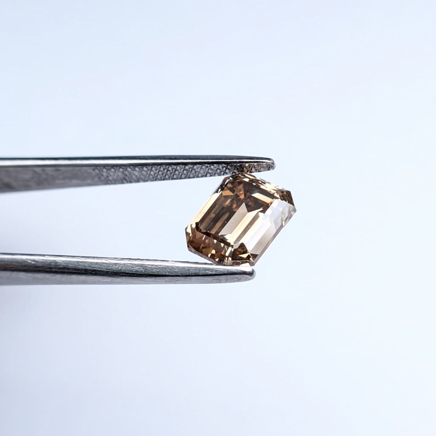 Emerald Cut Brown Diamond Full Cut - 2.74cts - 07973