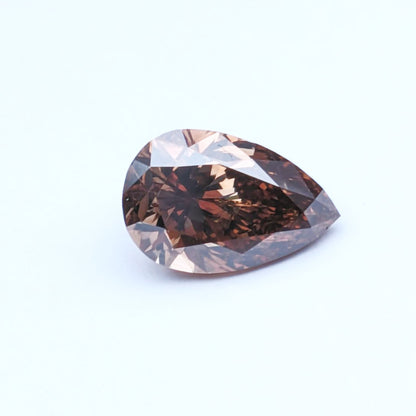 Pear Shape Brown Diamond Full Cut - 1.45cts - 02833