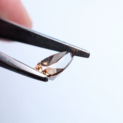 Pear Shape Brown Diamond Full Cut - 1.45cts - 02833