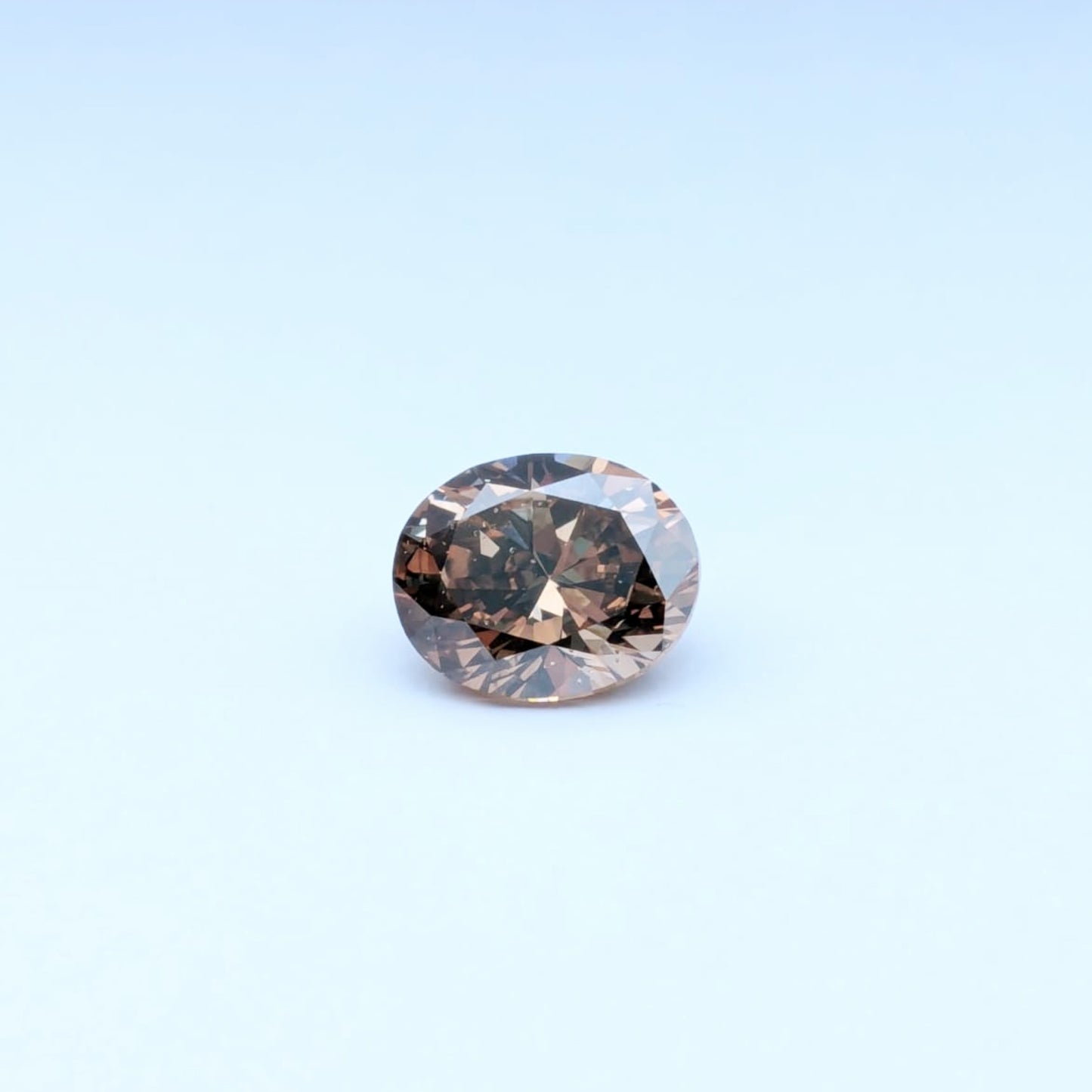 Oval Shape Brown Diamond Full Cut - 2.01cts - 06313