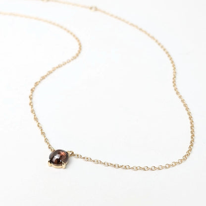 Polaris Brown Diamond Cab Choker Necklaces in 14K