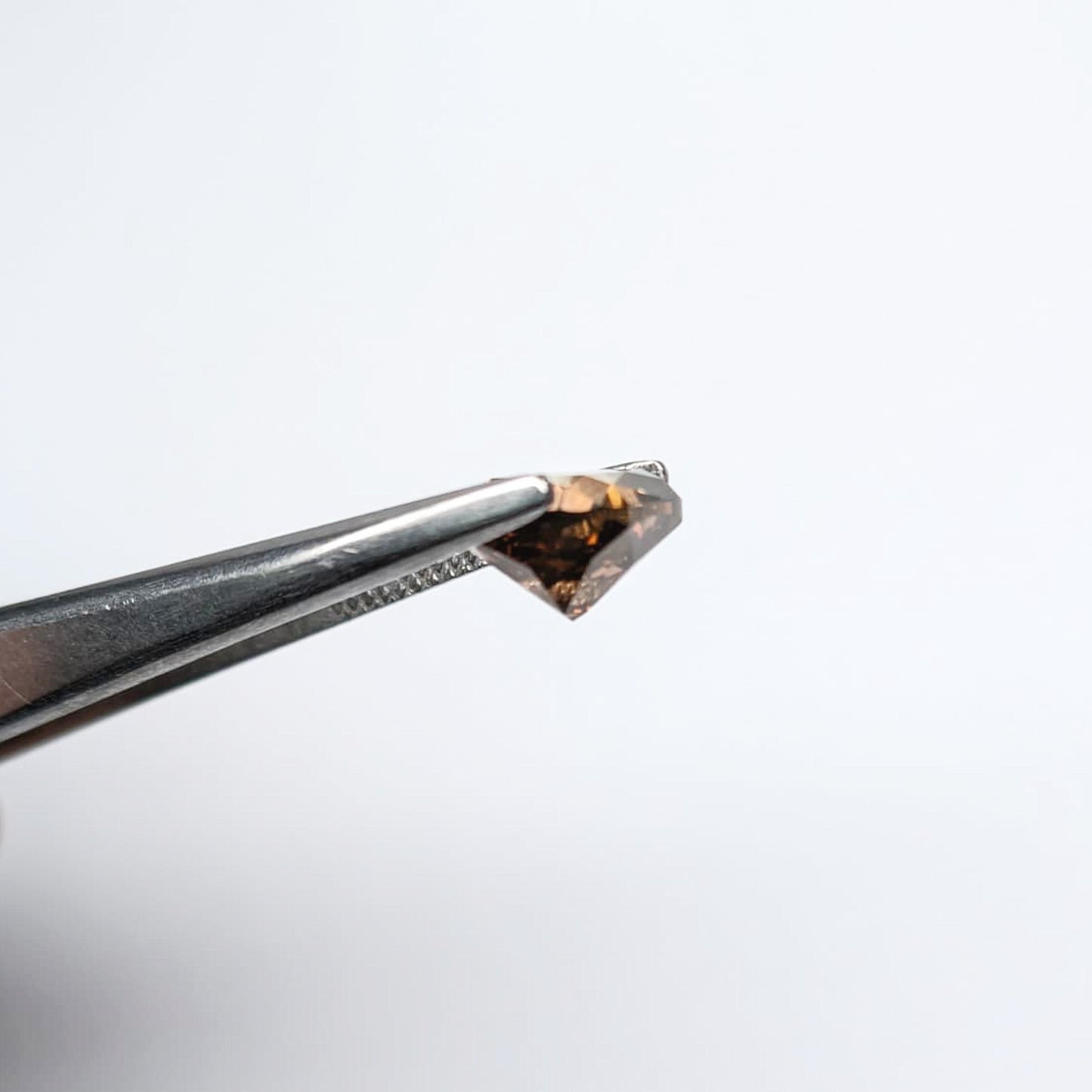 Cushion Cut Orangy Brown Diamond Full Cut - 2.16cts - 06121