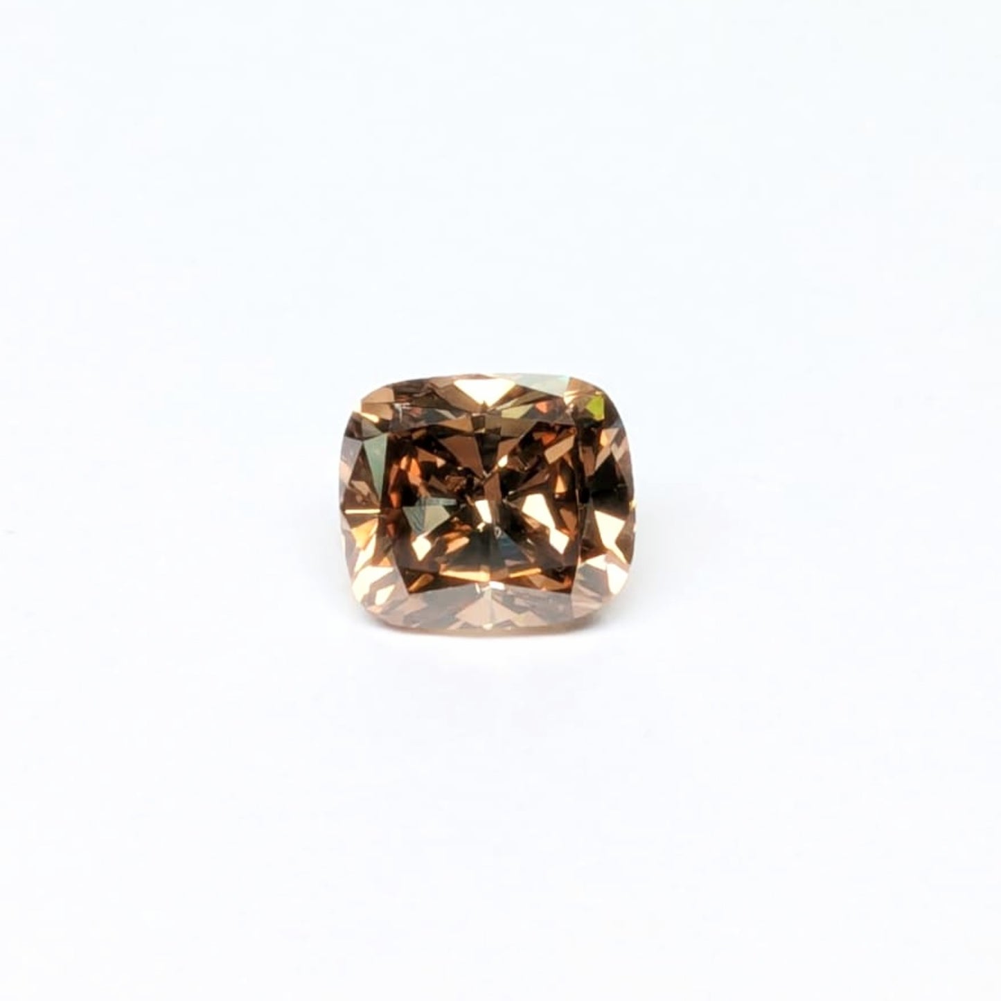 Cushion Cut Brown Diamond Full Cut - 1.55cts - 06114