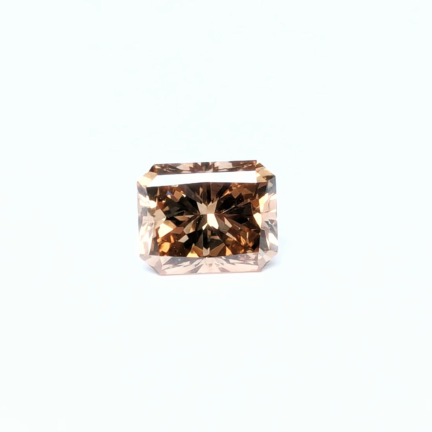Radiant Cut Brown  Diamond Full Cut - 2.50cts - 09010