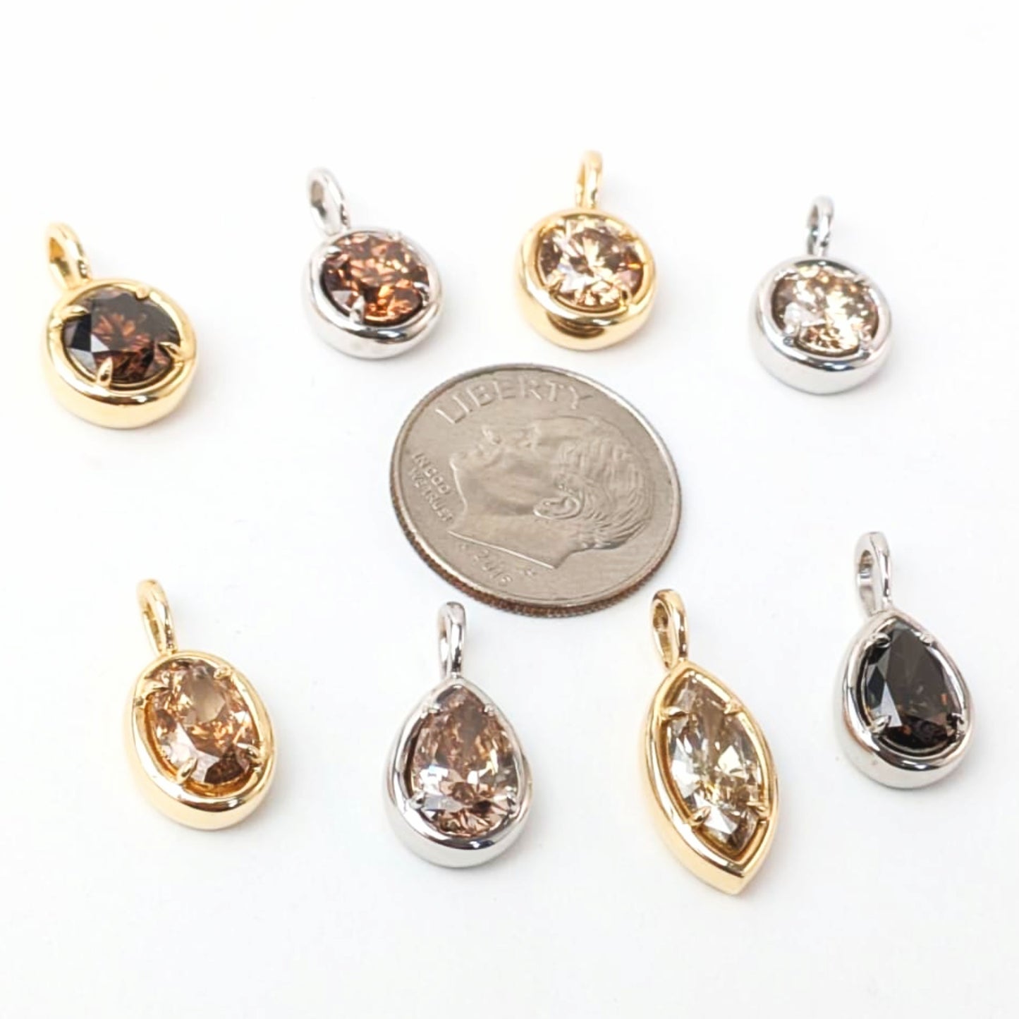 1.00ct Brown Diamond Solstice Pendants