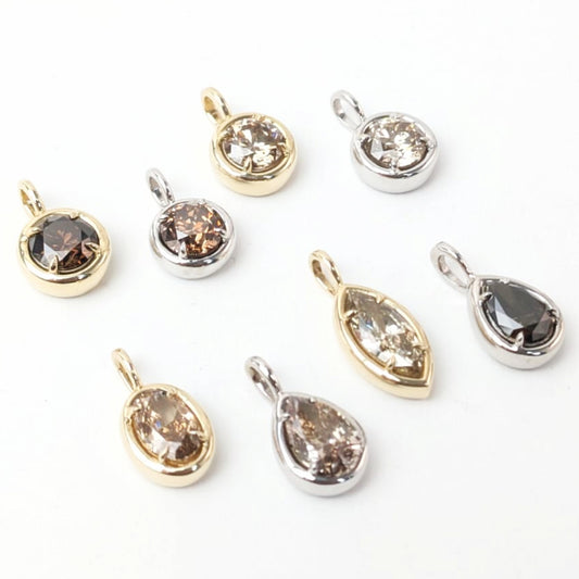 1.00ct Brown Diamond Solstice Pendants