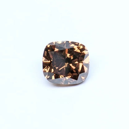 Cushion Cut Orangy Brown Diamond Full Cut - 2.16cts - 06121