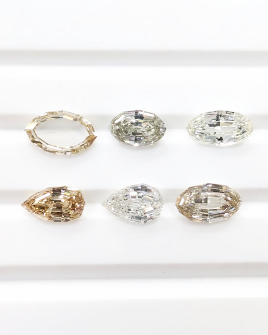 Desert Diamond Parcel #9 - Step Cut Movals & Pears - 30% Off
