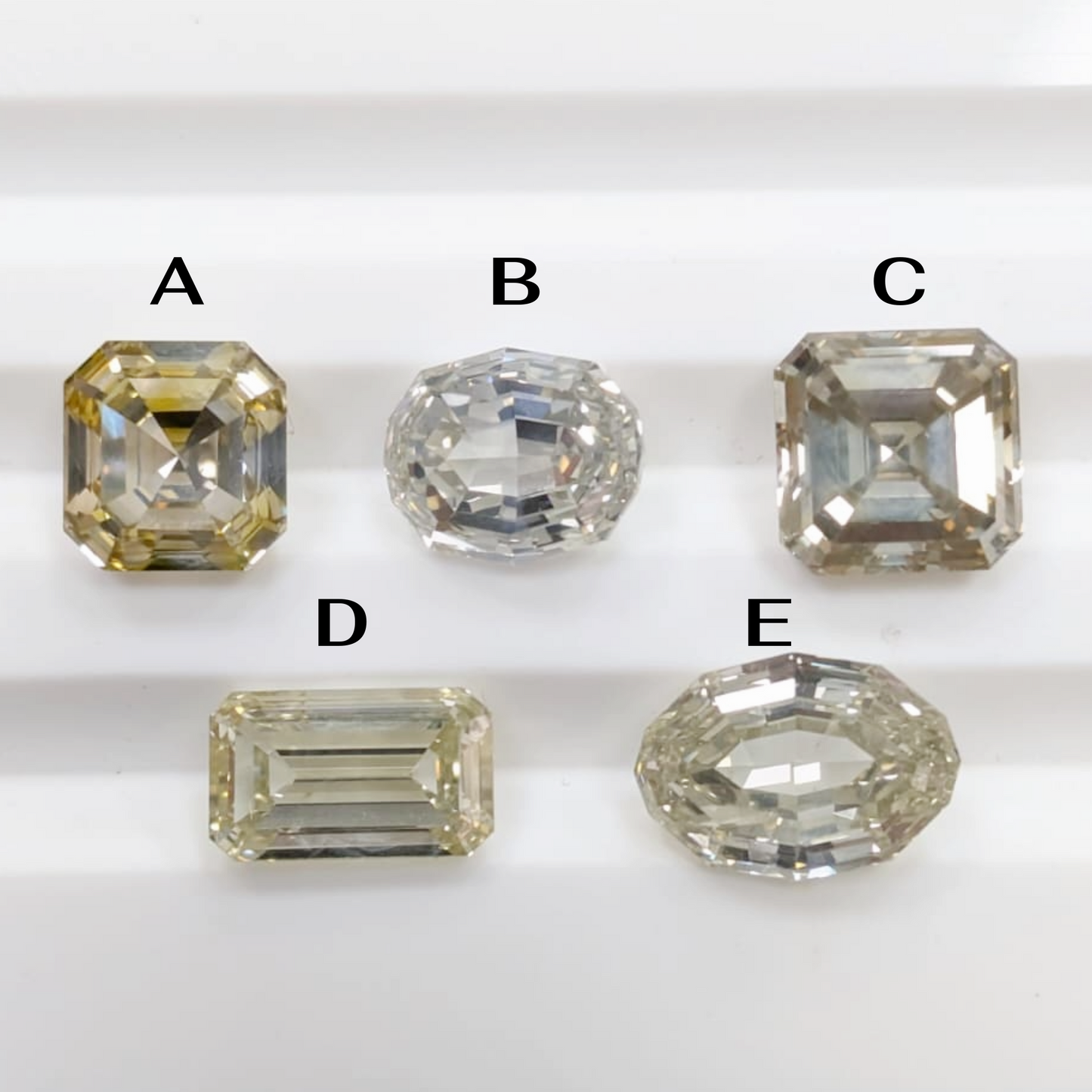 Desert Diamond Parcel #1 - Oval, Emerald Cut, Asscher Cut  - 30% Off