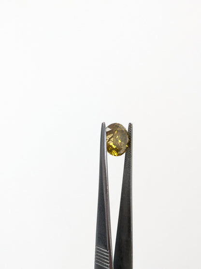 Round Yellow Diamond Full Cut VS - 4.99cts - 02448
