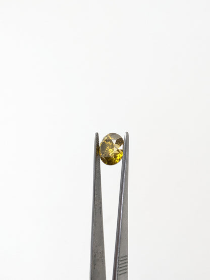 Round Yellow Diamond Full Cut VS - 4.99cts - 02448