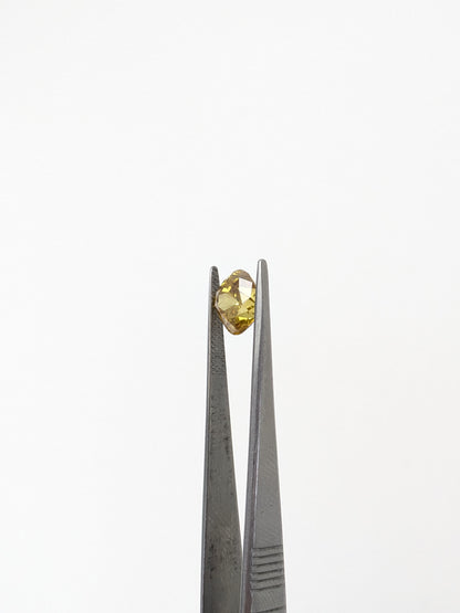 Cushion Cut Yellow Diamond Full Cut SI1 - 3.17cts - 06557