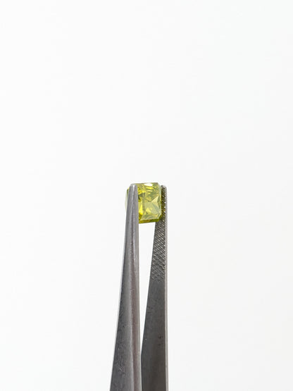 Radiant Cut Yellowish Green Diamond Full Cut VS2- 2.13cts - 06944