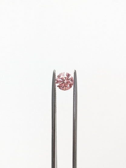 Round Pink Diamond Brilliant Cut - 1.11cts - 07270