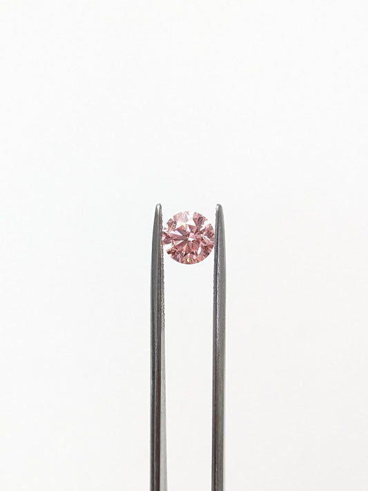 Round Pink Diamond Brilliant Cut - 1.11cts - 07270
